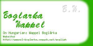 boglarka wappel business card